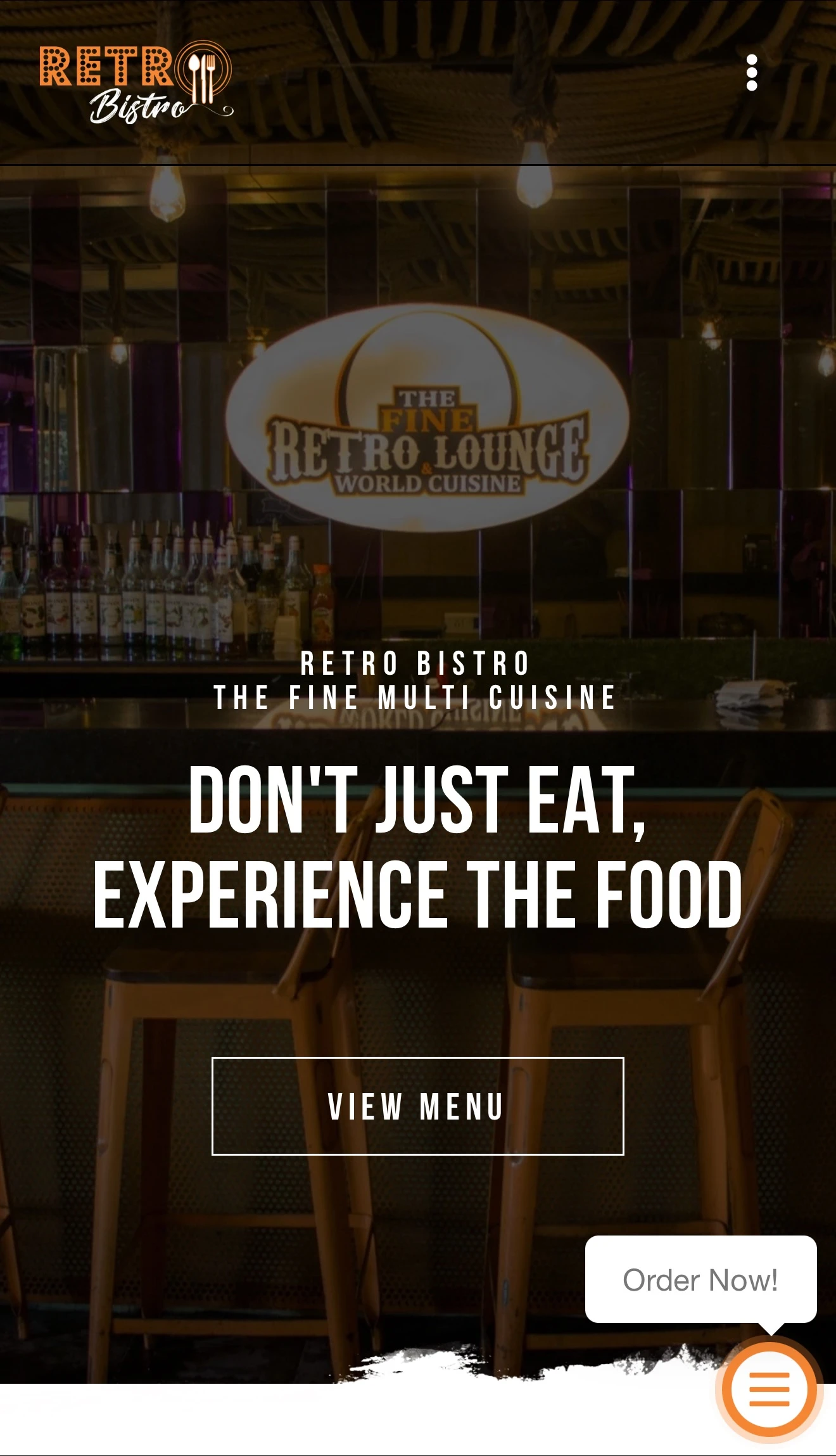 home retro bistro the fine multi cuisine